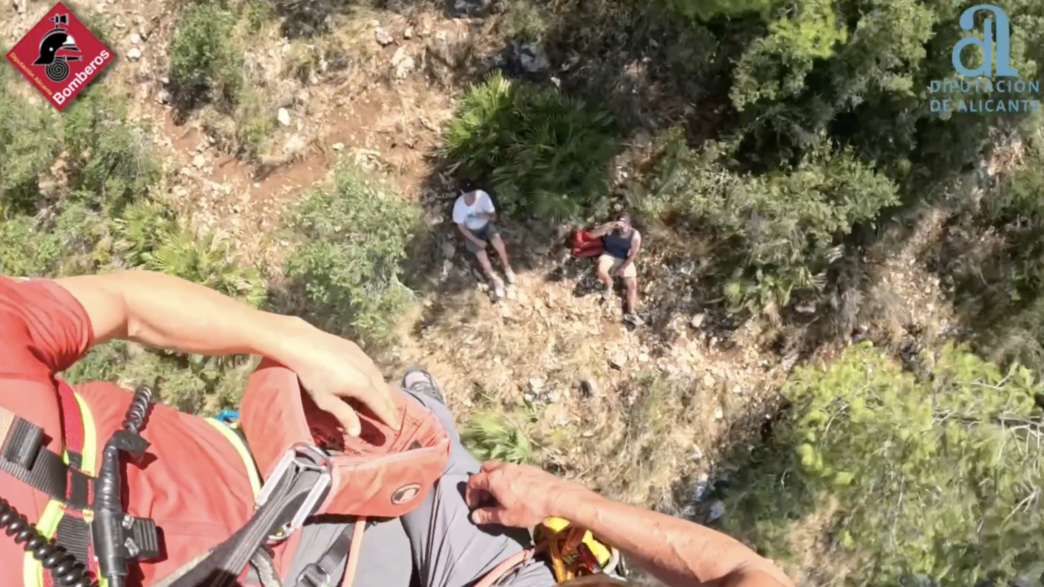 Rescatados senderistas en Montgó