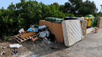 abandono de residuos en Benitatxell