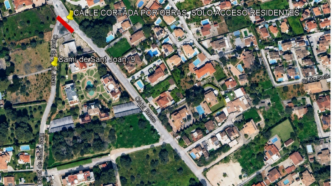 corte de tráfico Camí de Sant Joan Dénia