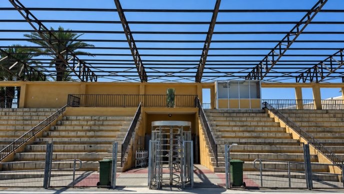 gradas pista atletismo Dénia
