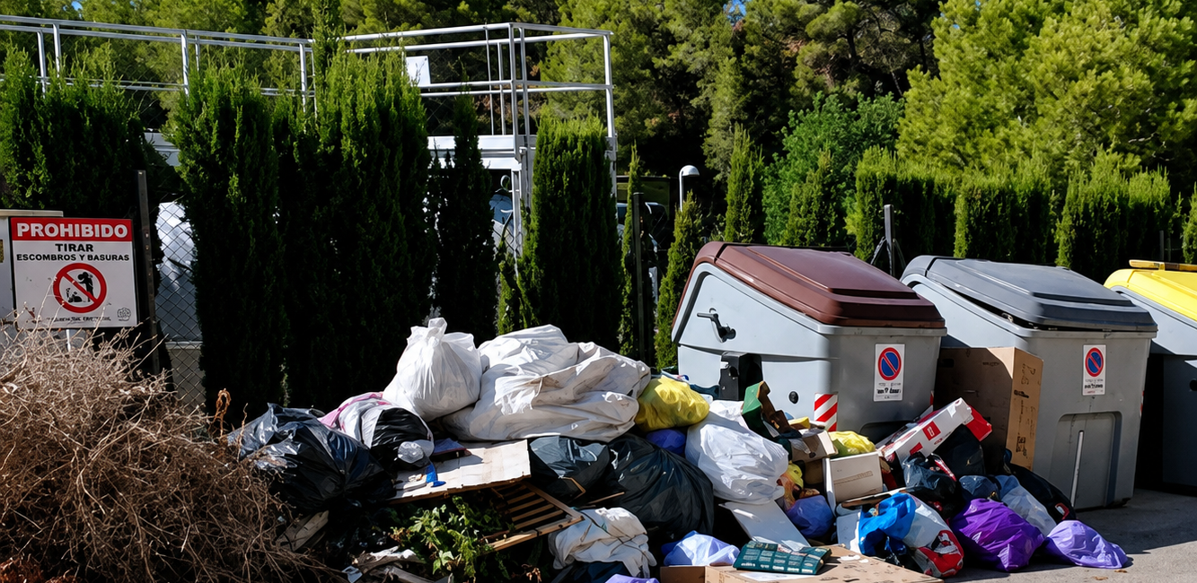 Huelga basura Calp