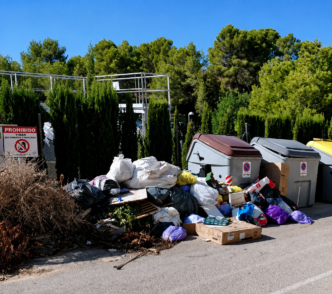 Huelga basura Calp