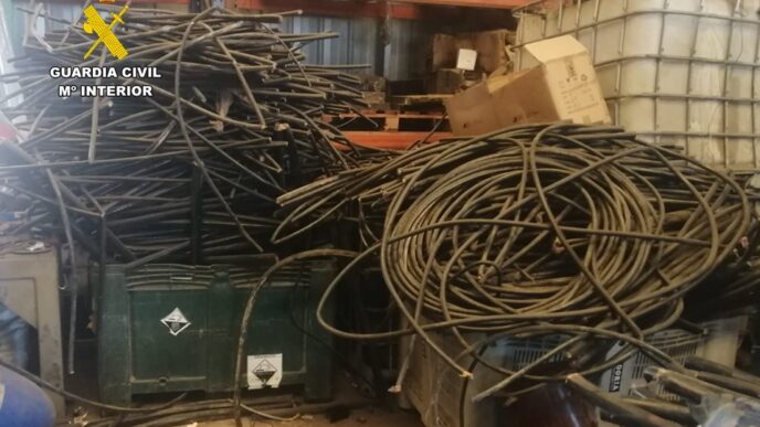 cable telefonía robado