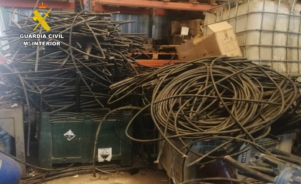 Cable de telefonía robado en Xàbia