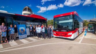 autobuses híbridos en Benidorm