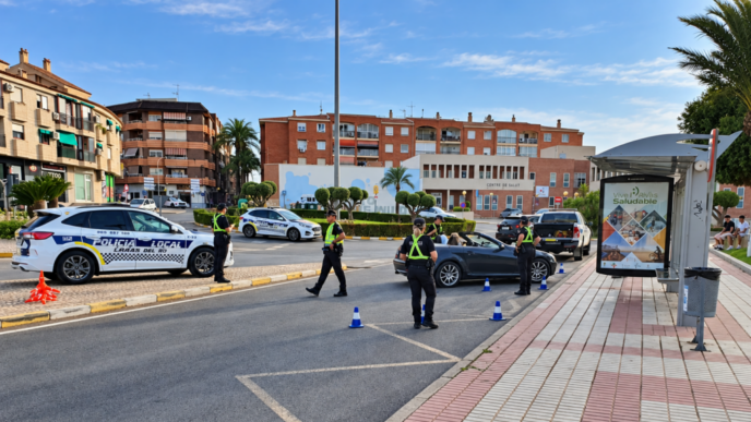 controles de tráfico en l’Alfàs del Pi