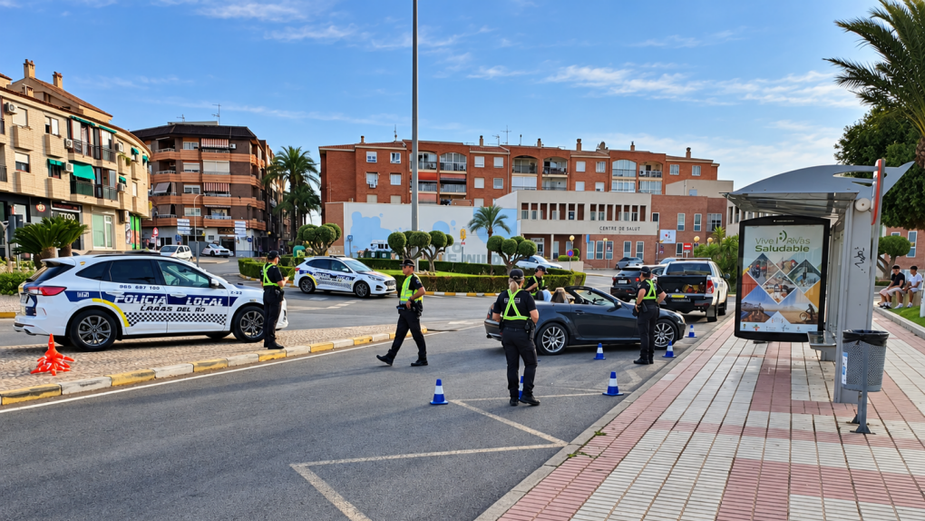 controles de tráfico en l’Alfàs del Pi