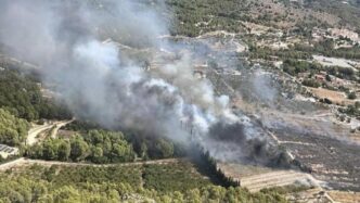 incendio forestal polop