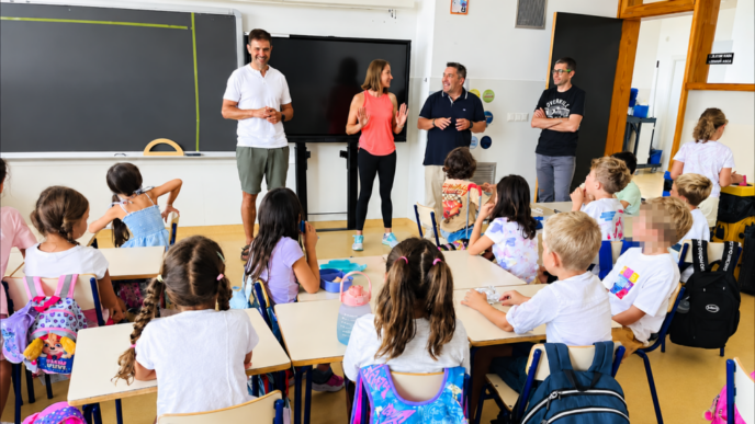 inicio del curso escolar en Finestrat