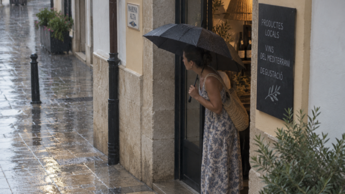lluvias en la Marina Alta