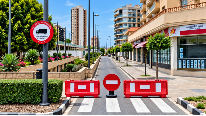 cortes trafico en calp