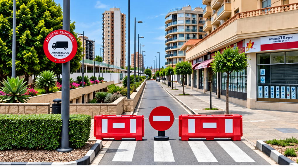 cortes trafico en calp