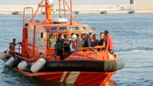 patera rescatada frente a Calp