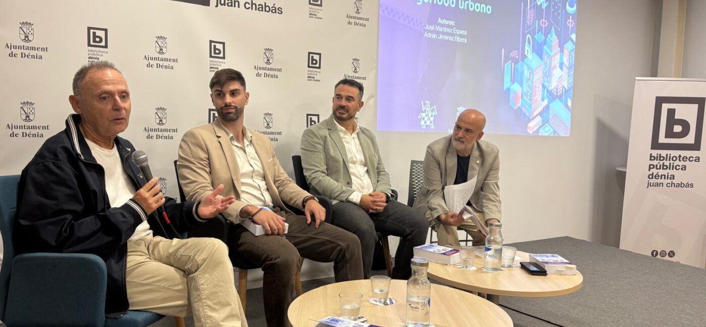 Los autores del libro sobre criminología y seguridad urbanos estuvieron acompañados en la presentación por Vicente Garrido.